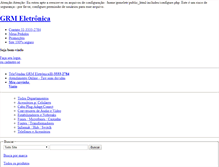 Tablet Screenshot of grmeletronica.com.br